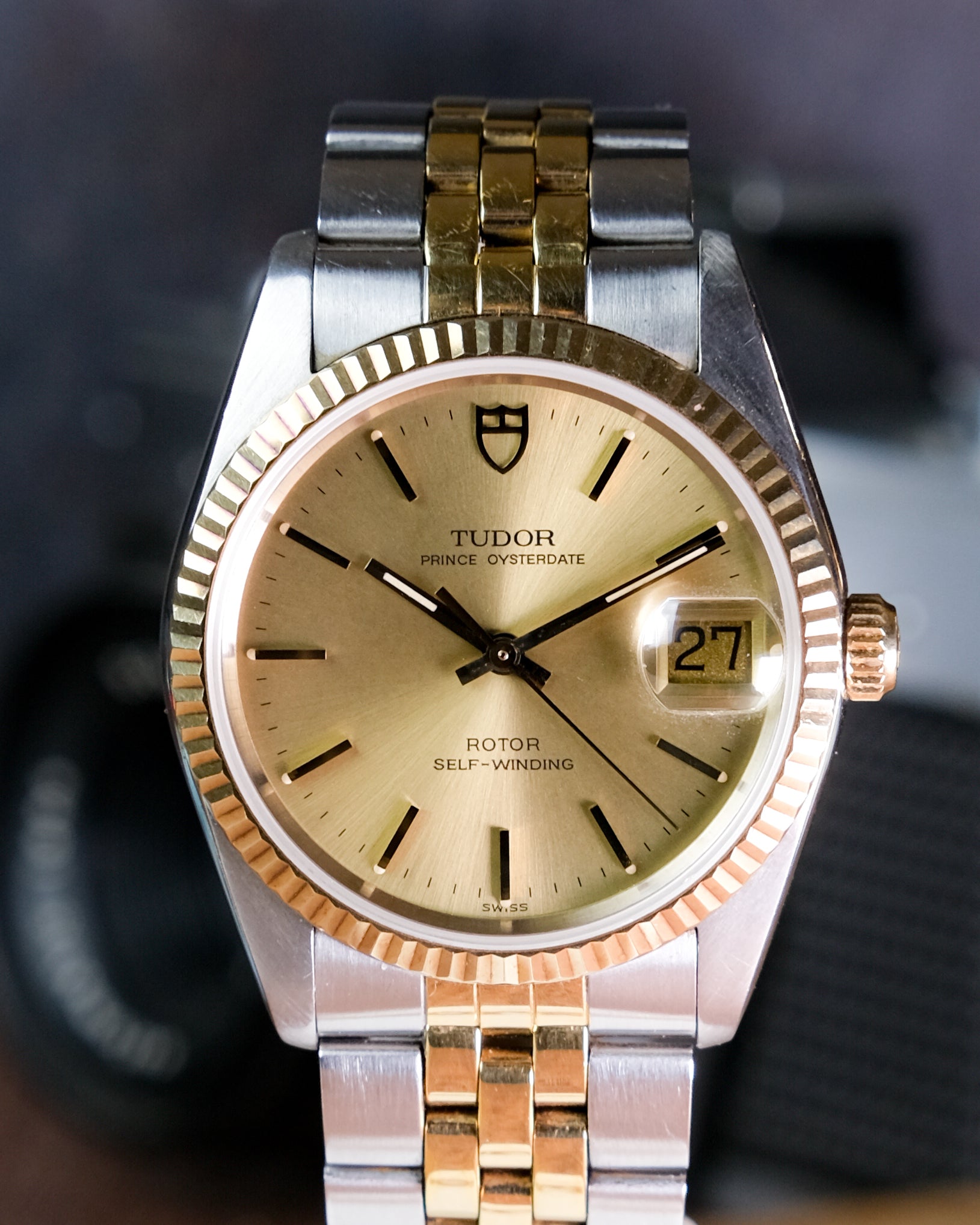 Tudor oyster- prince 手巻き Tudor (Rolex) Oyster Prince 25 Jewel Men's Automatic Watch