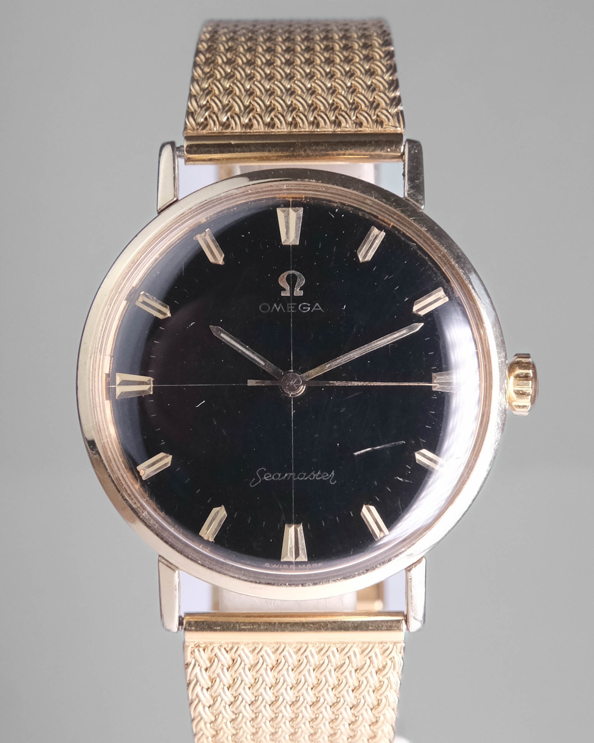 OMEGA Seamaster 1960年代　ヴィンテージ　ゴールド　ブラック DSF3114.jpg?v=1744278966