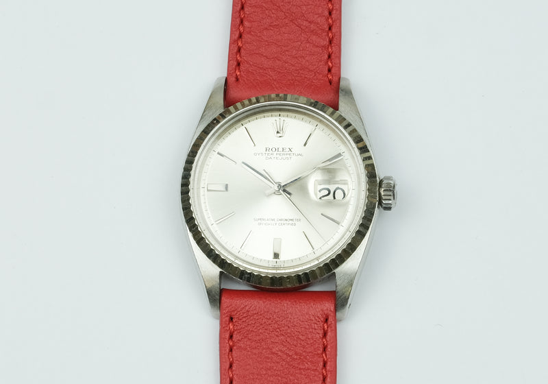 Calf leather - Red