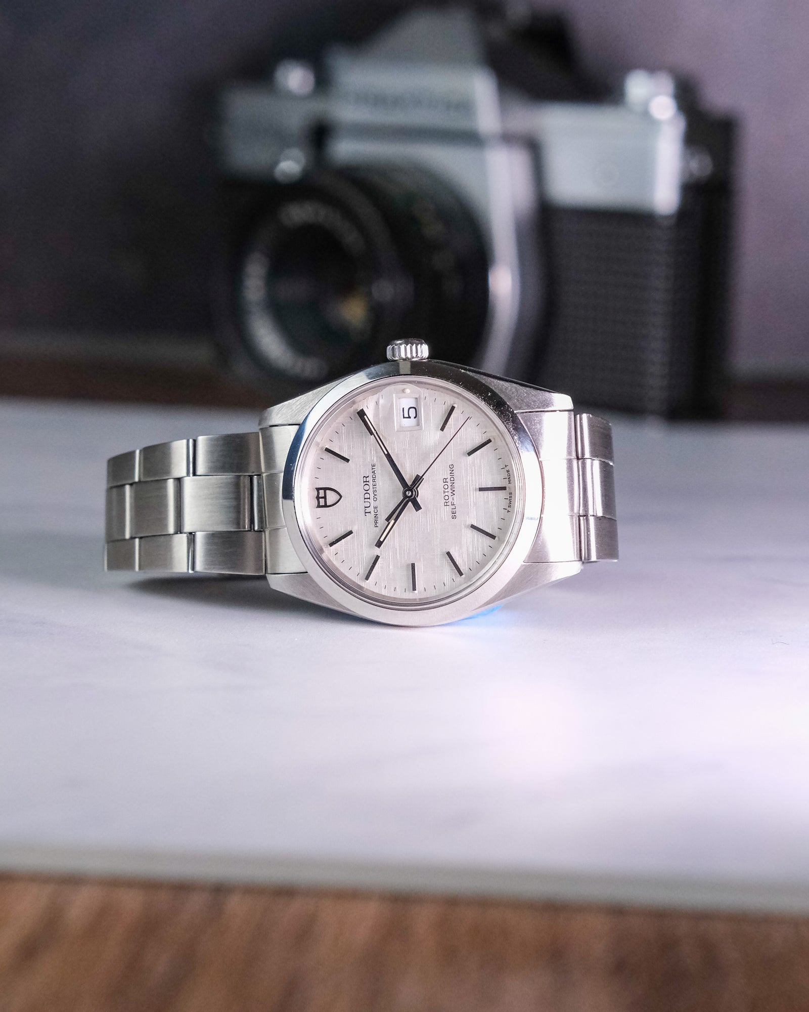 Tudor Tudor Prince Oyster Date 74020 with Linnen Dial Mint