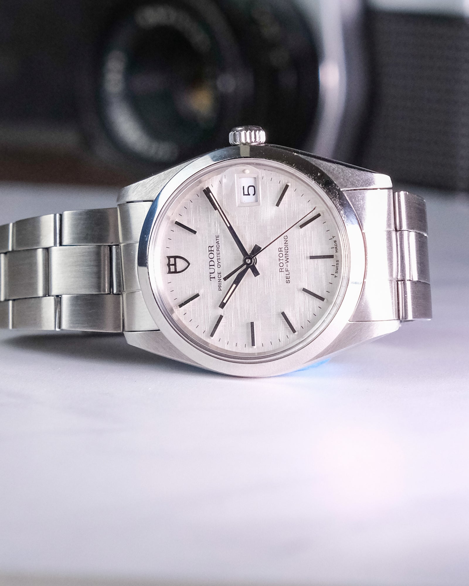 Tudor Tudor Prince Oyster Date 74020 with Linnen Dial Mint