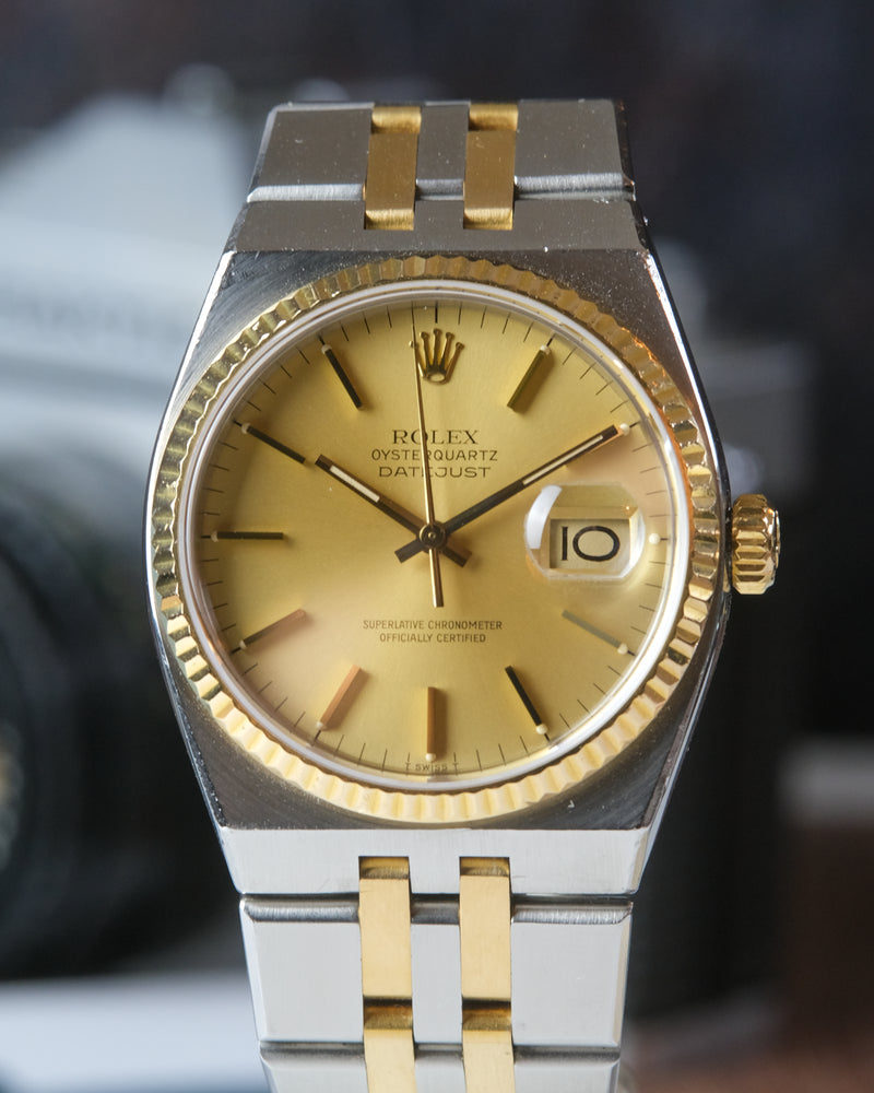 Rolex Oysterquartz 2-tone 17013 champagne dial