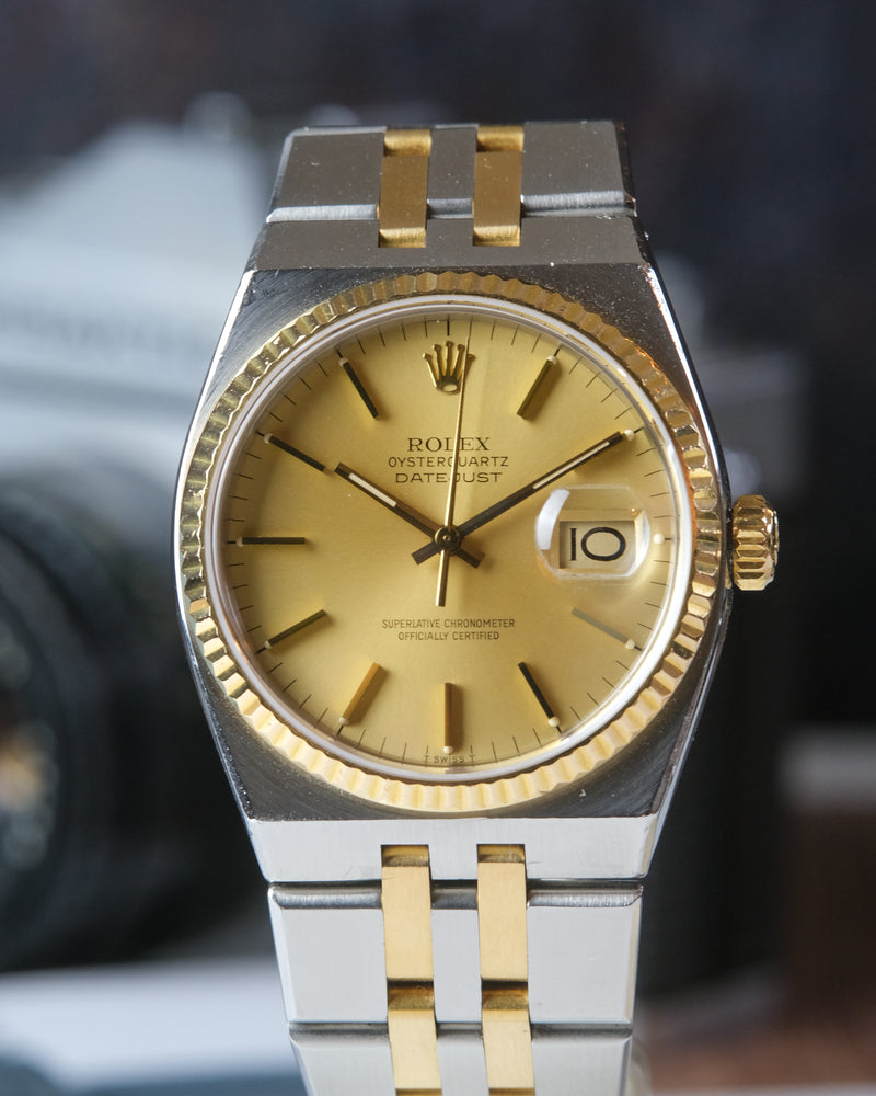 Rolex Oysterquartz 2-tone 17013 champagne dial