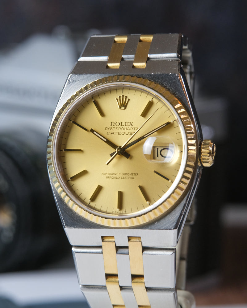 Rolex Oysterquartz 2-tone 17013 champagne dial