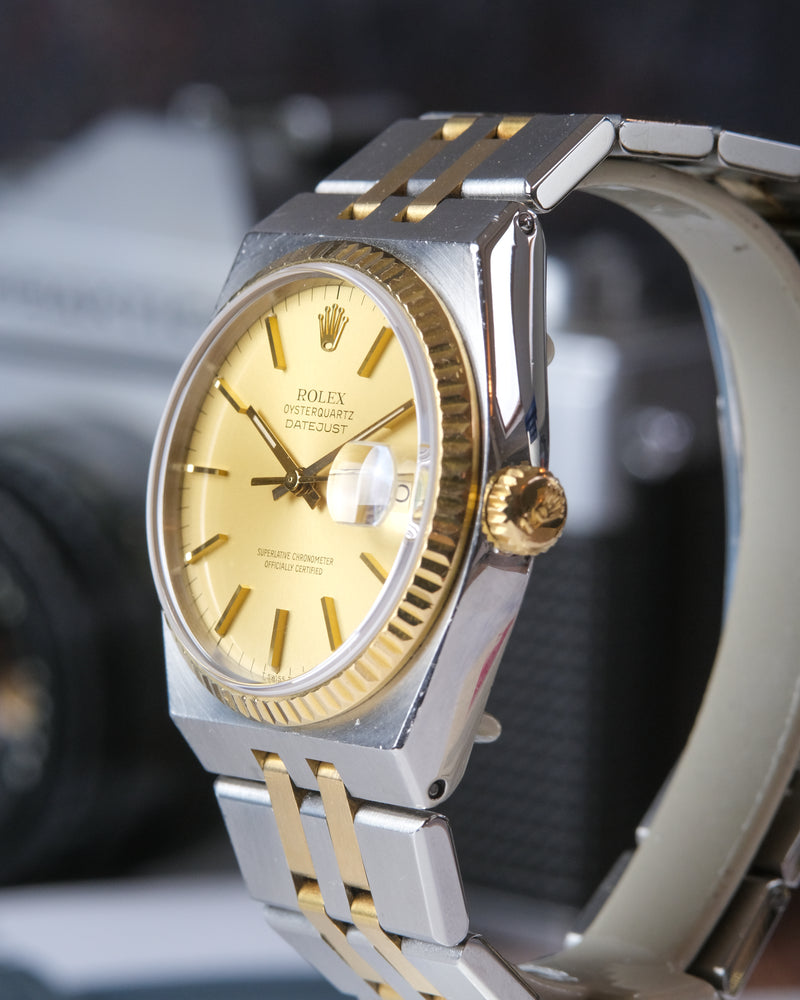 Rolex Oysterquartz 2-tone 17013 champagne dial