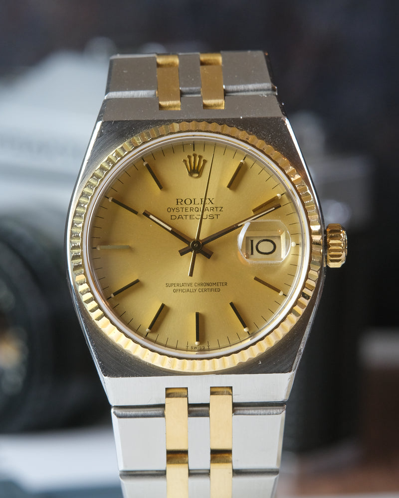 Rolex Oysterquartz 2-tone 17013 champagne dial