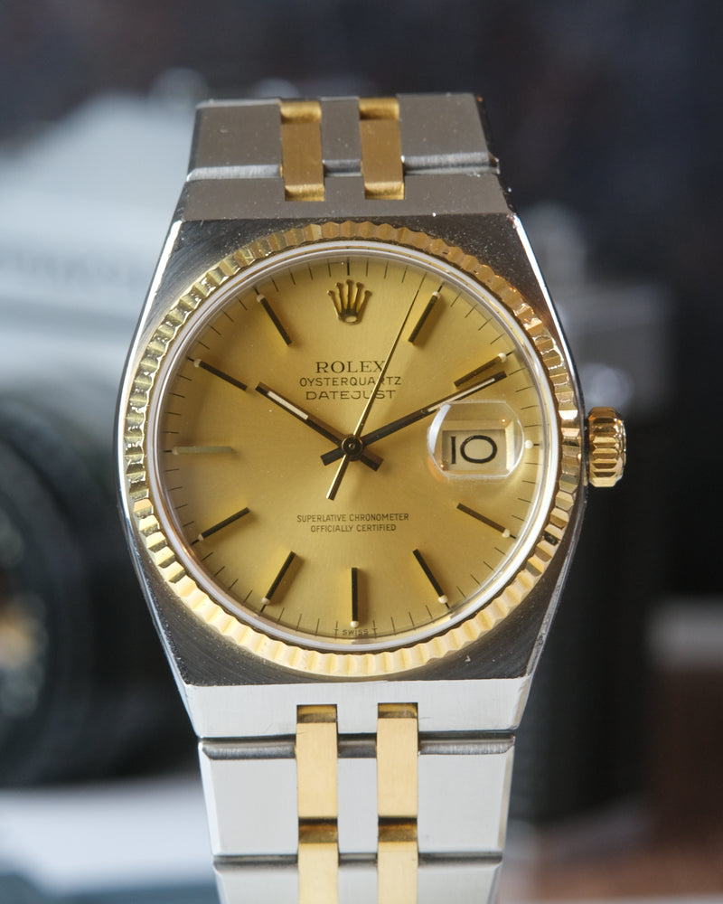 Rolex Oysterquartz 2-tone 17013 champagne dial