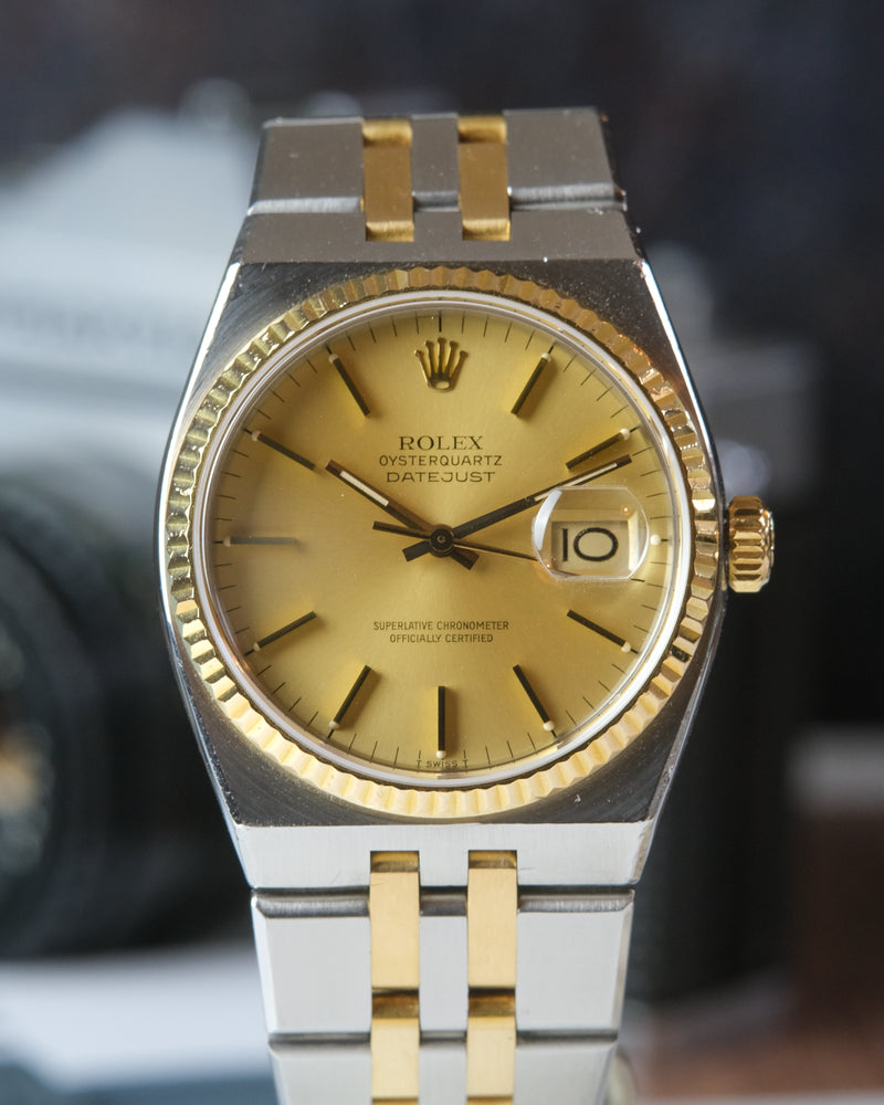 Rolex Oysterquartz 2-tone 17013 champagne dial