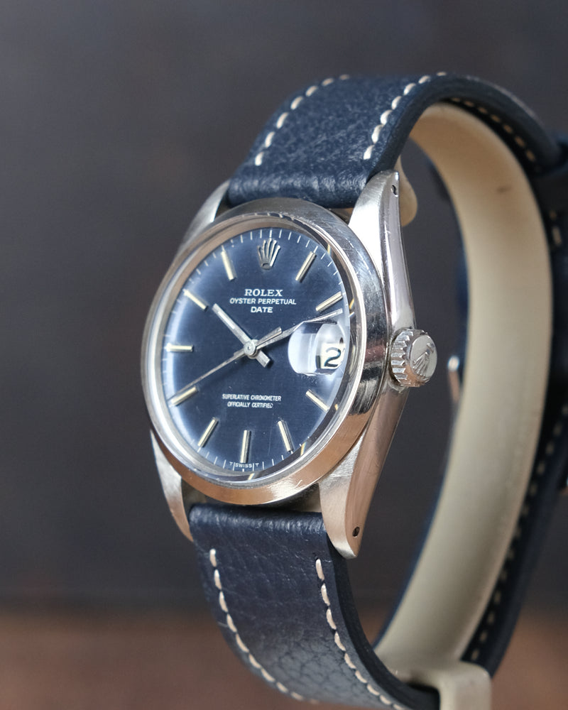 Rolex Date reference 1500 Shantung Blue 1967