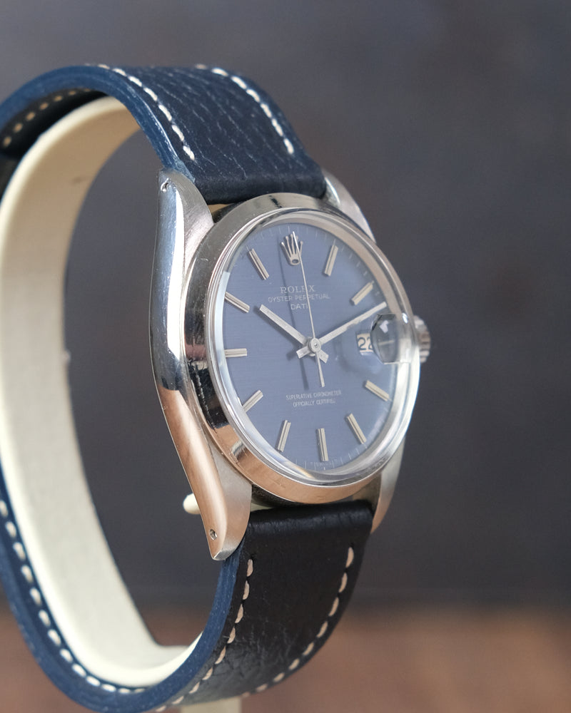 Rolex Date reference 1500 Shantung Blue 1967