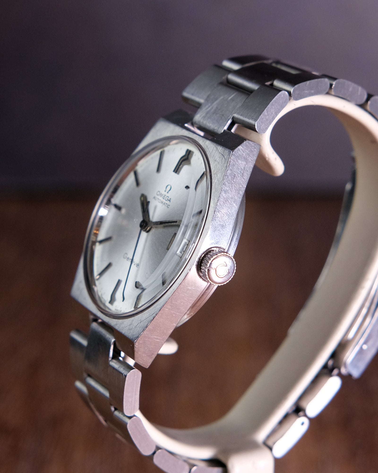 Omega Geneve integrated bracelet Ref 166099 – Perpetual Watch