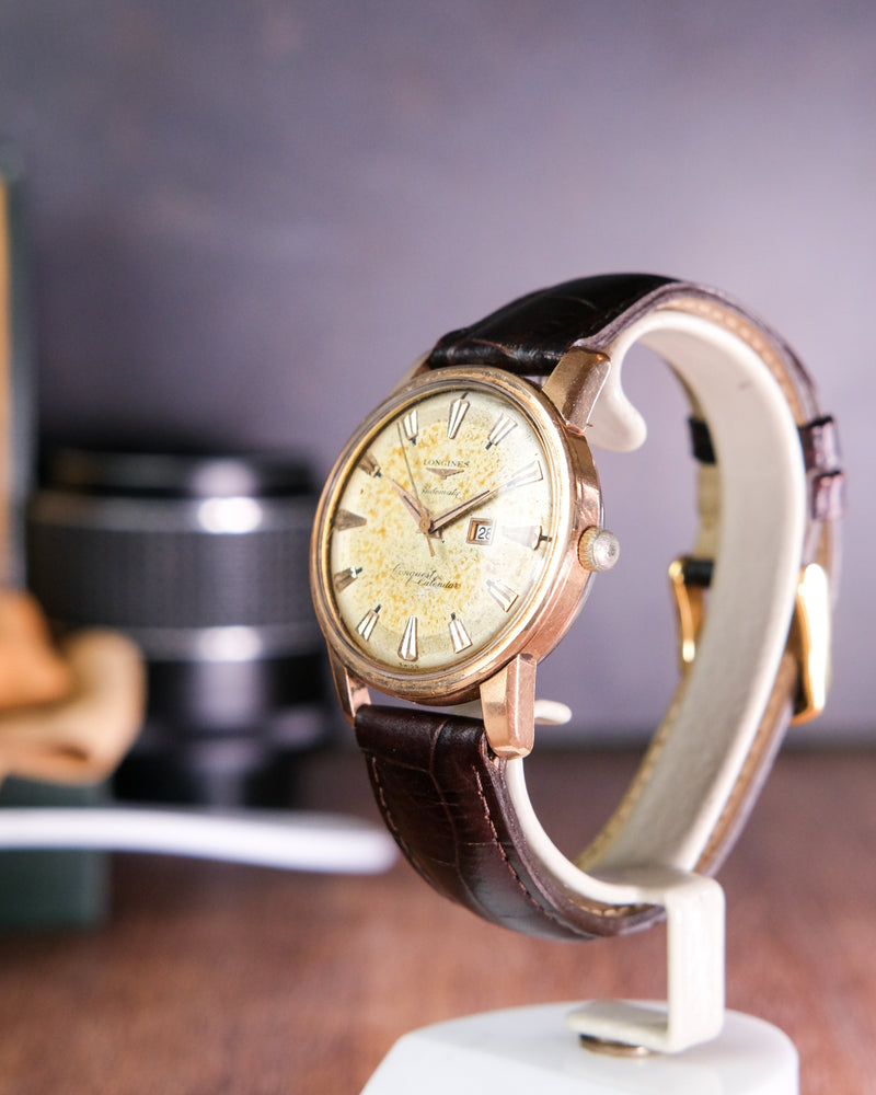 Longines Conquest Admiral Calendar ref 9004 patina