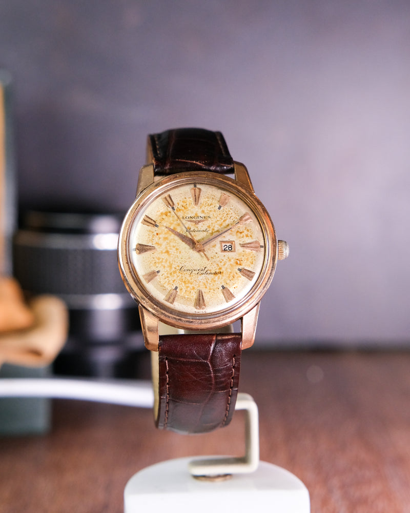 Longines Conquest Admiral Calendar ref 9004 patina