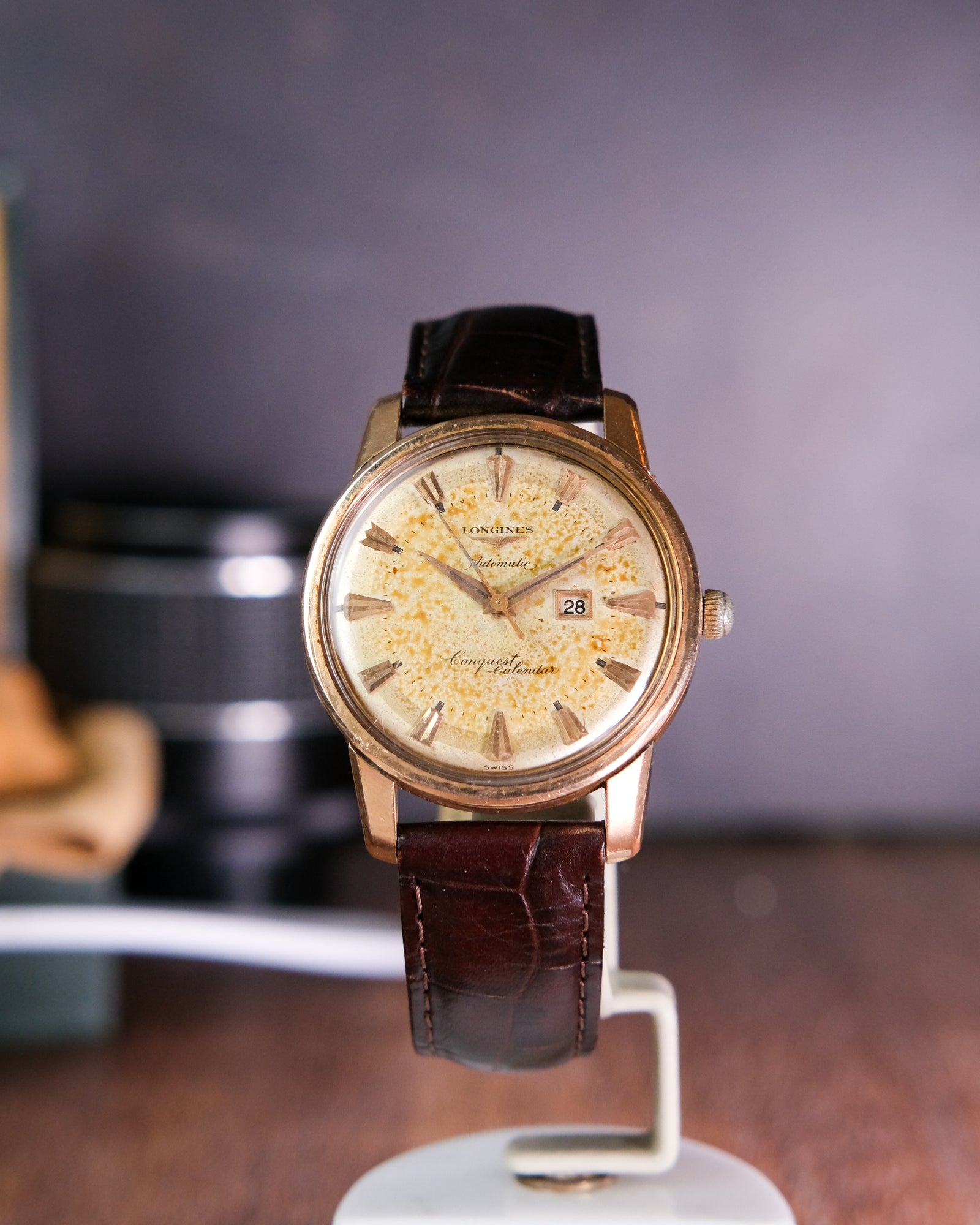 Longines Conquest Admiral Calendar ref 9004 patina – Perpetual 