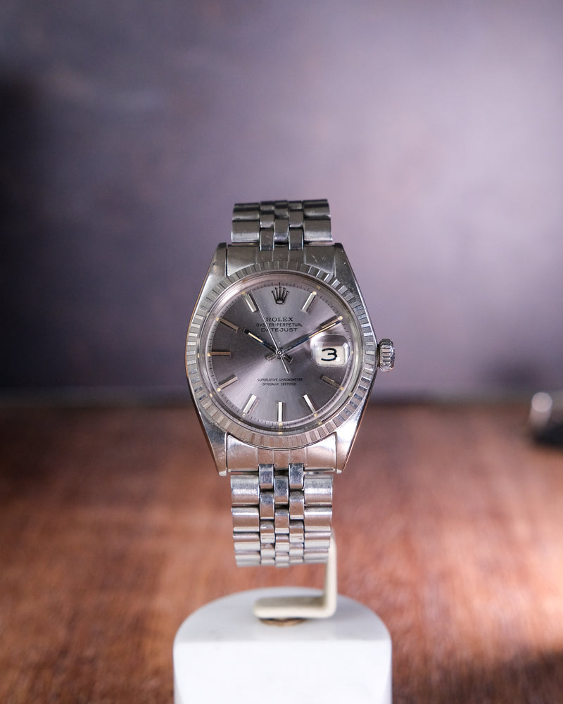 Rolex oyster perpetual datejust 1603 LAVANDER dial with rolex box