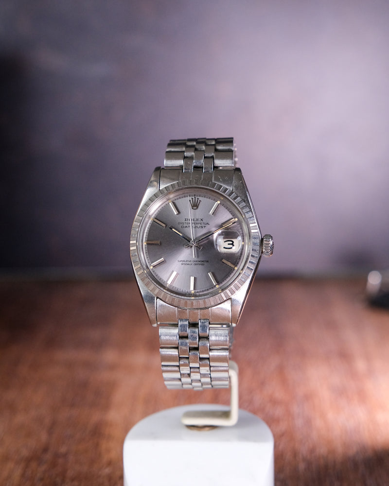 Rolex oyster perpetual datejust 1603 LAVANDER dial with rolex box