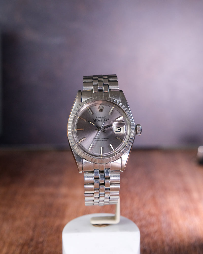 Rolex oyster perpetual datejust 1603 LAVANDER dial with rolex box