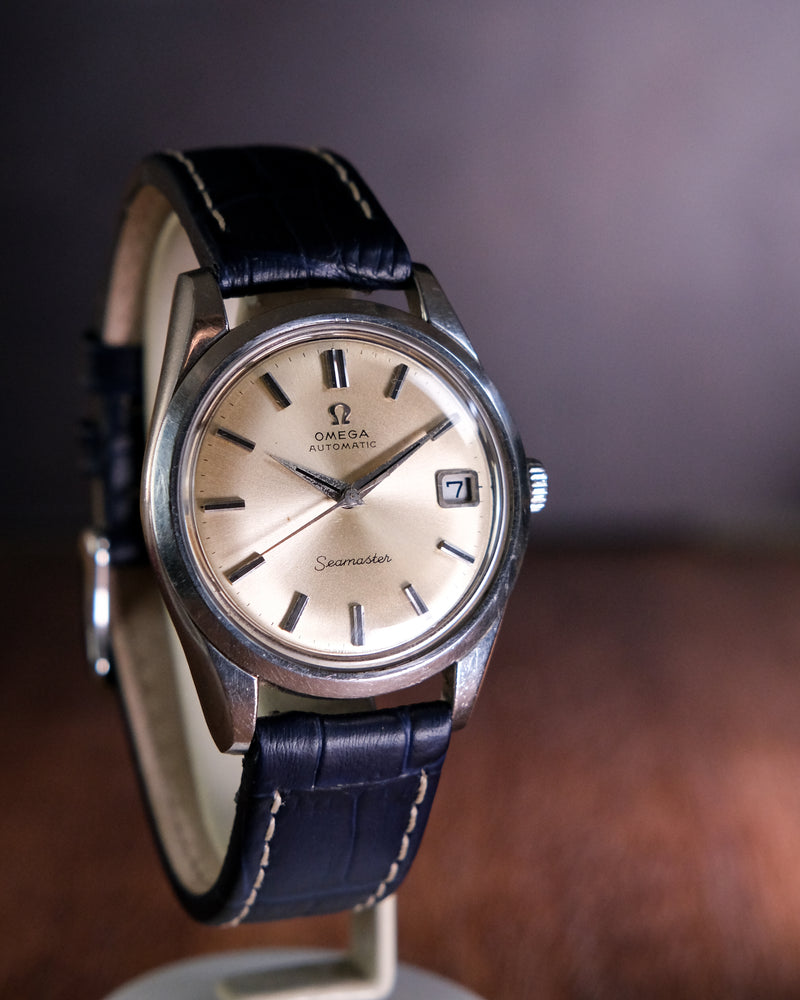 Omega Seamaster 166.010 on leather strap from 1963