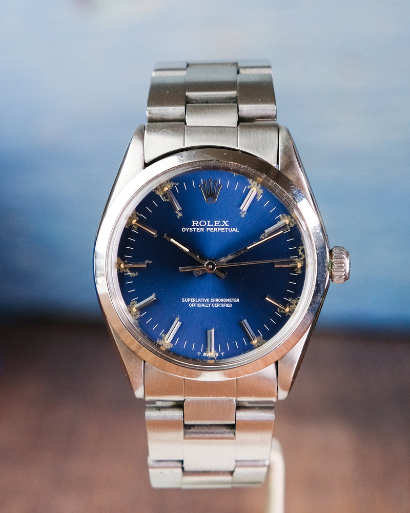 Rolex 1002 Oyster perpetual With Blue Dial