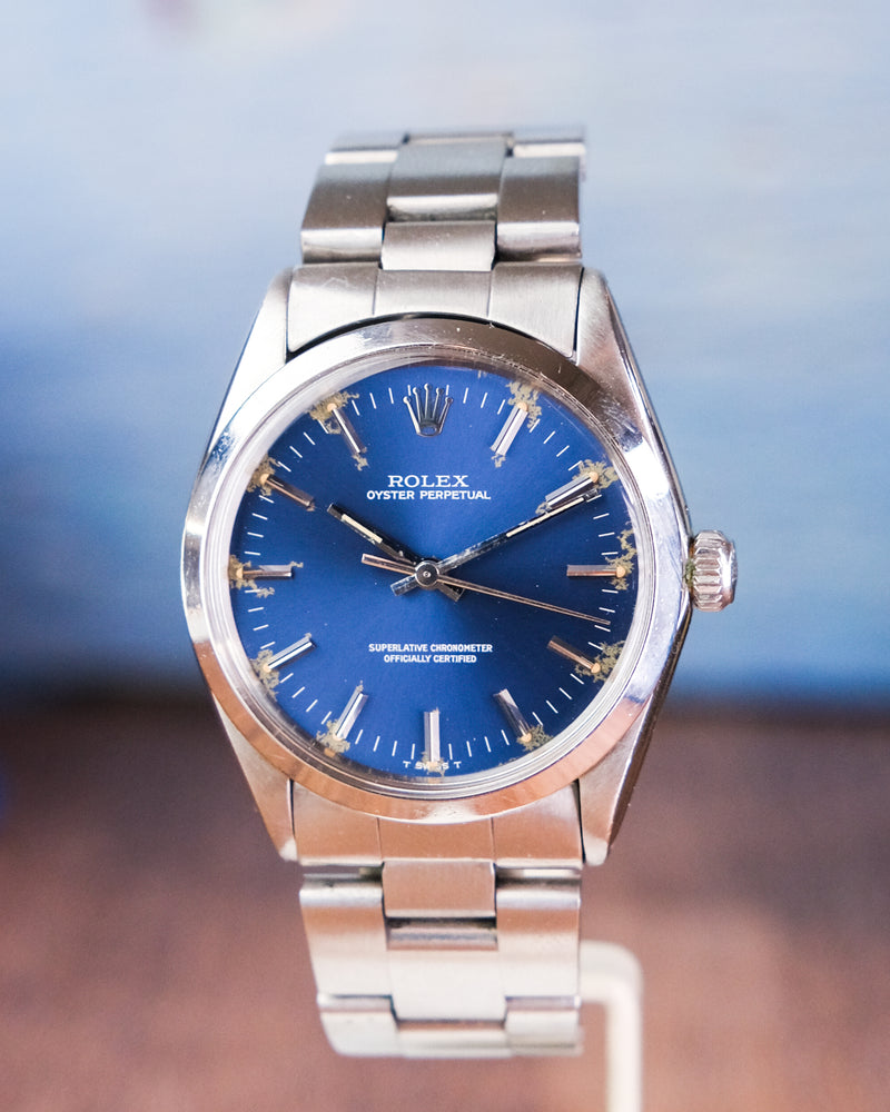 Rolex 1002 Oyster perpetual With Blue Dial