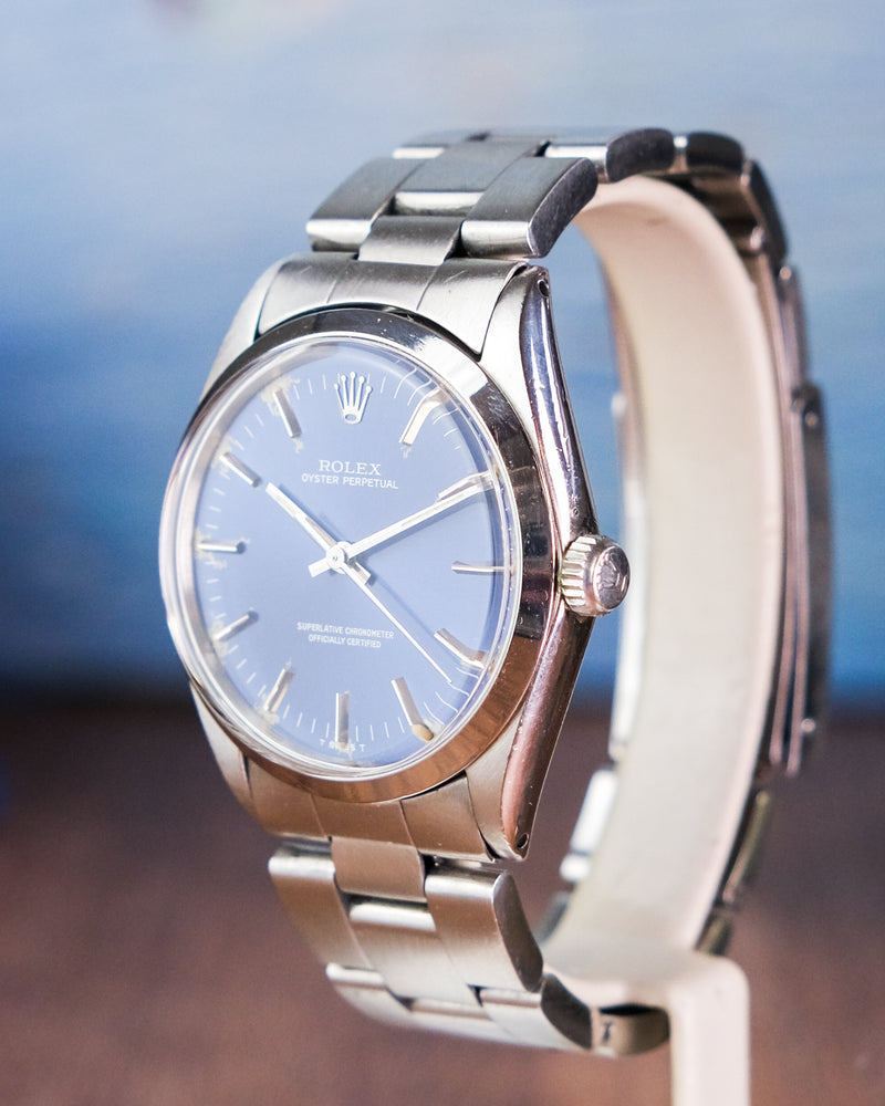 Rolex 1002 Oyster perpetual With Blue Dial