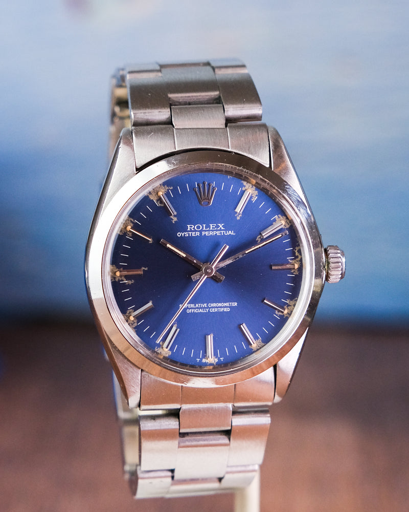 Rolex 1002 Oyster perpetual With Blue Dial