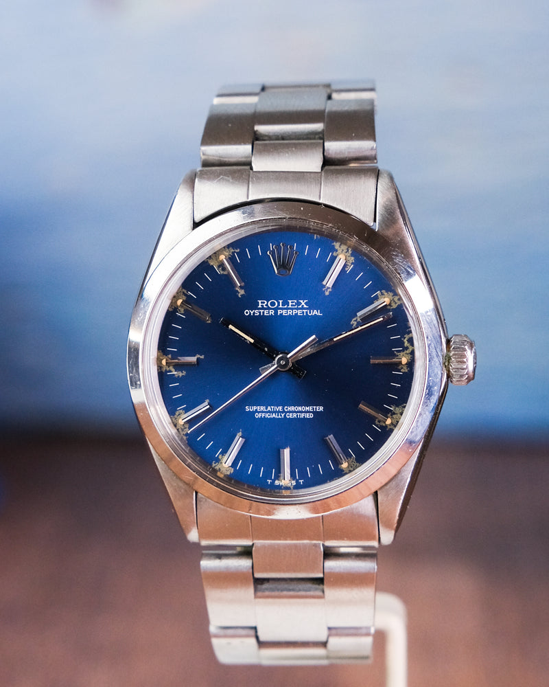 Rolex 1002 Oyster perpetual With Blue Dial