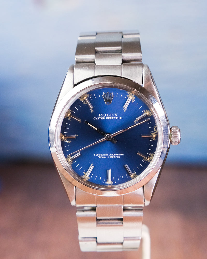 Rolex 1002 Oyster perpetual With Blue Dial