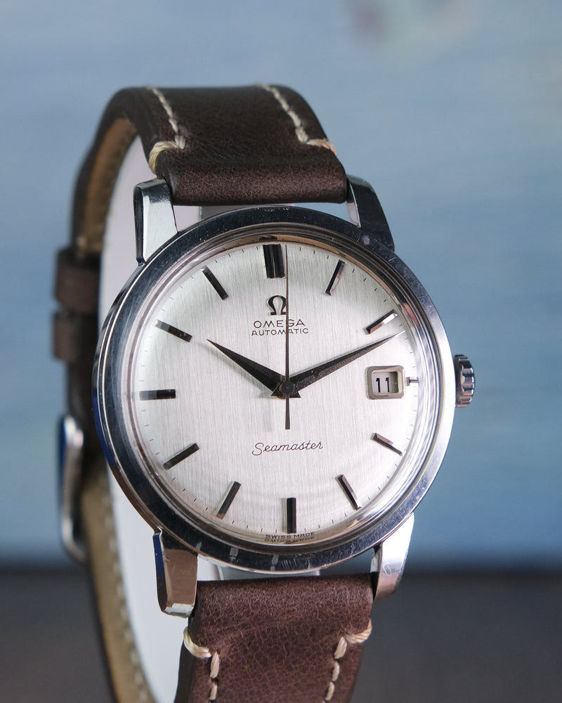 Omega Seamaster Ref 166011 Vertical Brush Unpolished Mint from 1965