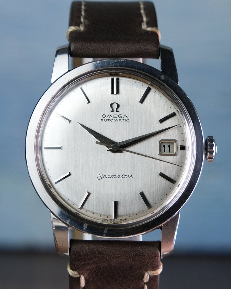 Omega Seamaster Ref 166011 Vertical Brush Unpolished Mint from 1965