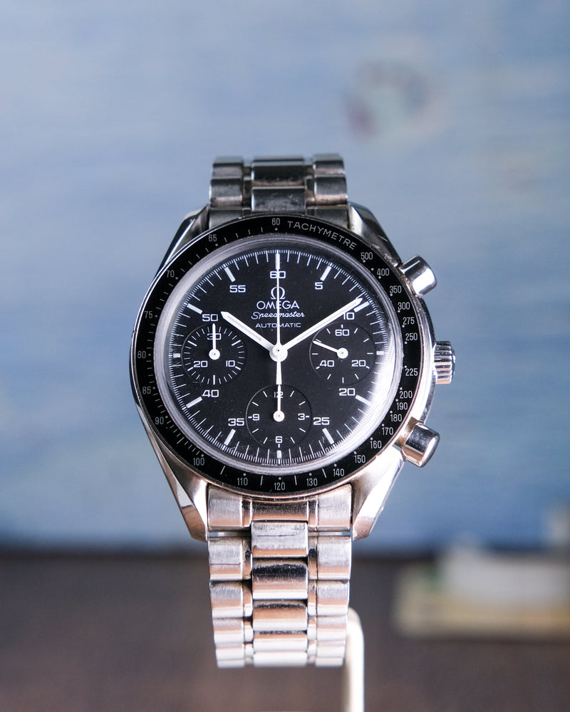 Omega speedmaster reduced 351050 With box and papers ( OMEGA SERVICE PRESENT)