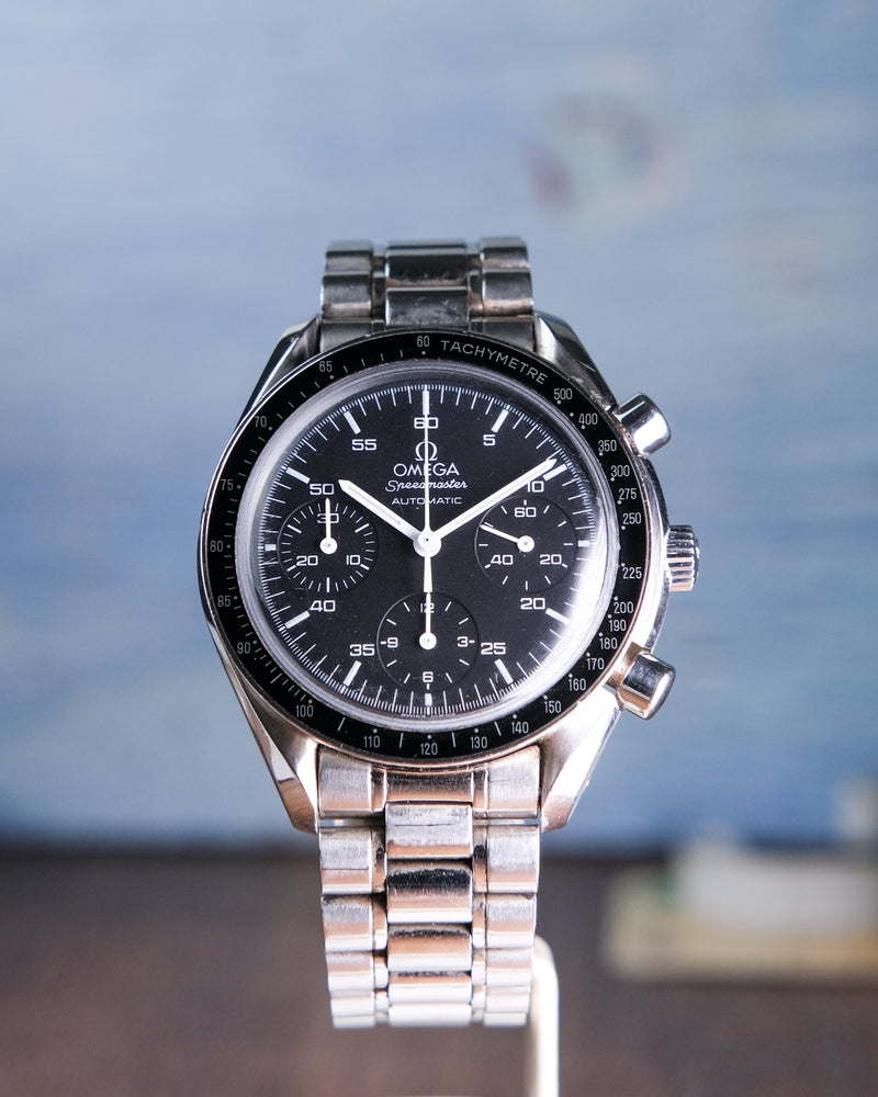 Omega speedmaster reduced 351050 With box and papers ( OMEGA SERVICE PRESENT)