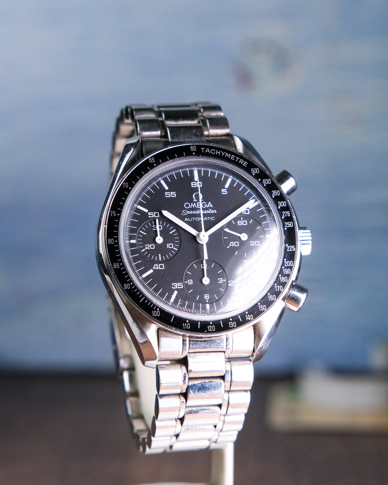 Omega speedmaster reduced 351050 With box and papers ( OMEGA SERVICE PRESENT)