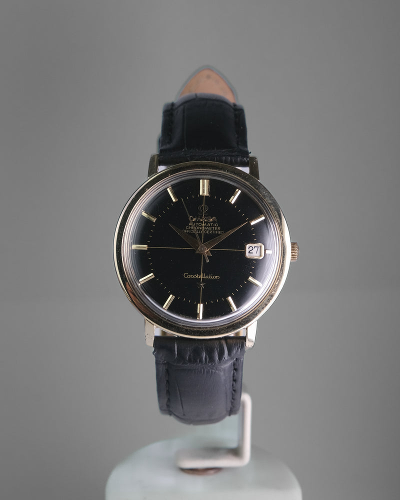Omega Constellation 168.004 From 1962 with black Crosshair dial