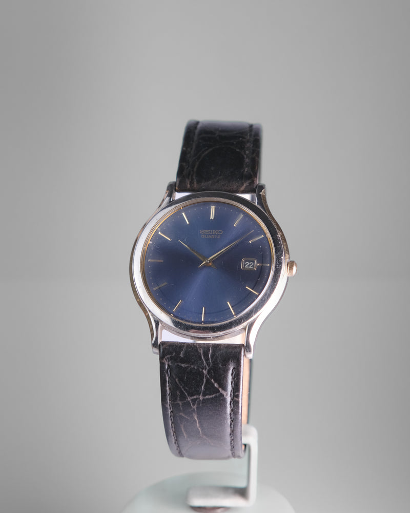 Seiko dresswatch 1990's Blue dial with sticker on the back Perpetual Watch Lover (PWL) Seiko dresswatch 1990's Blue dial with sticker on the back Perpetual Watch Lover (PWL)