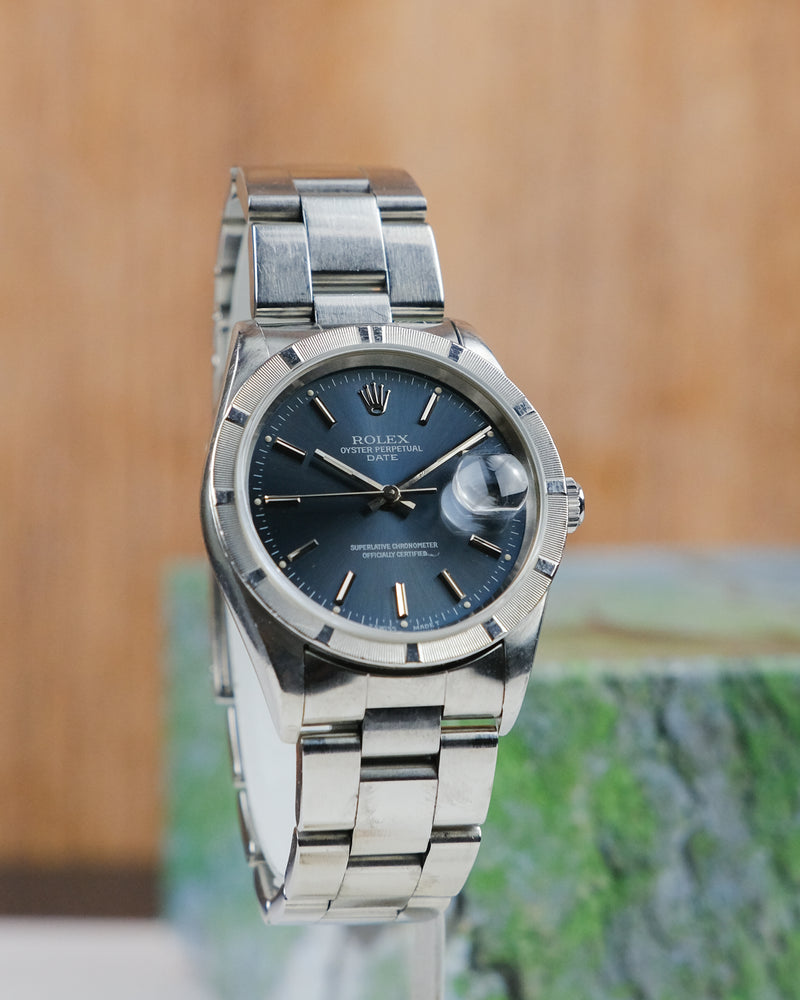 Rolex 15210 Blue dial, 1995 with box