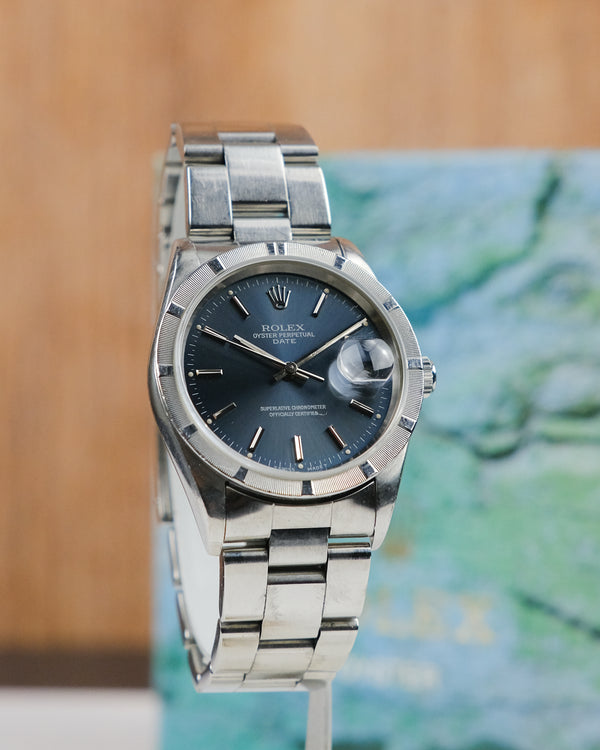 Rolex 15210 Blue dial, 1995 with box