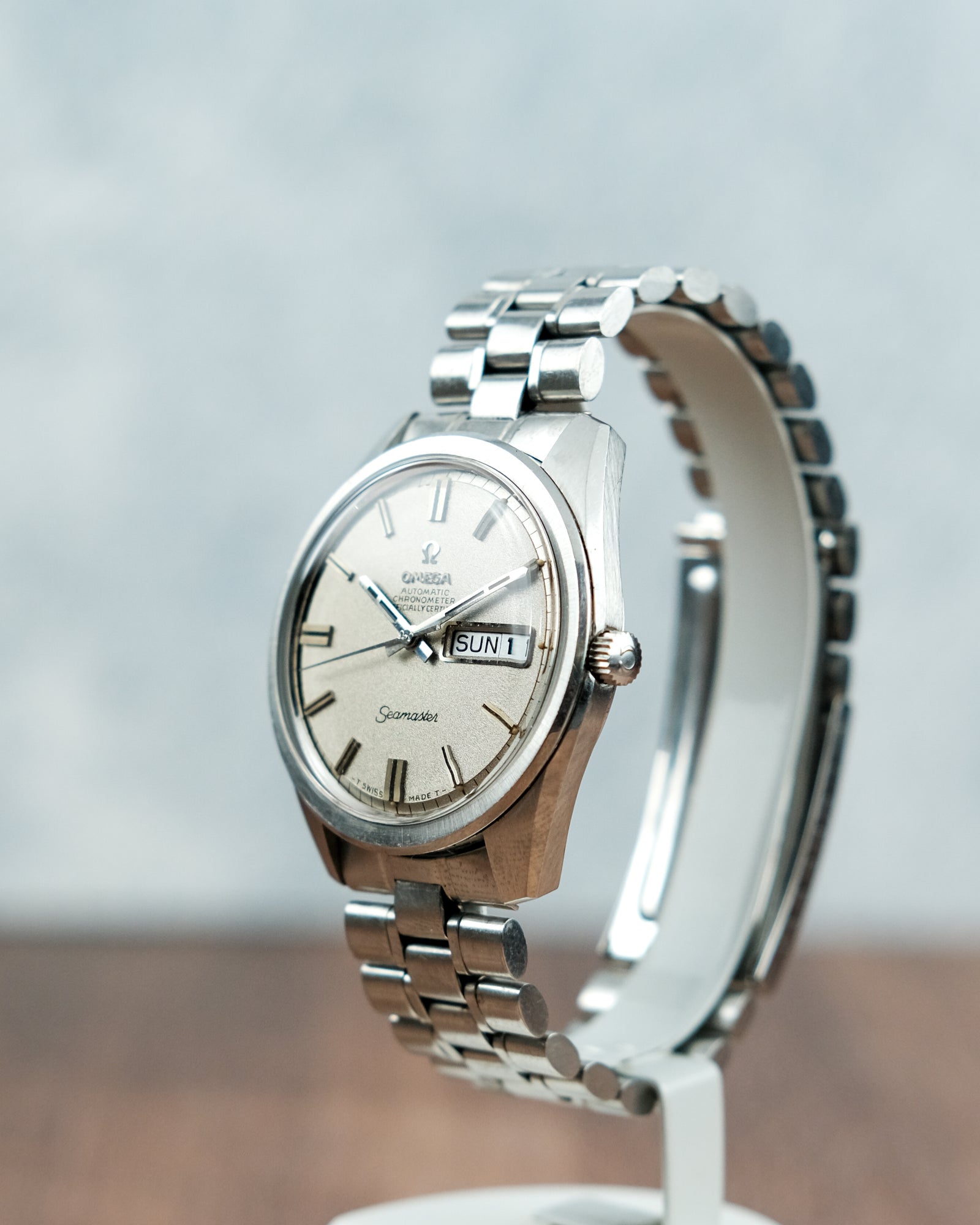 Omega Seamaster Day-date. Unpolished 168.032 – Perpetual Watch