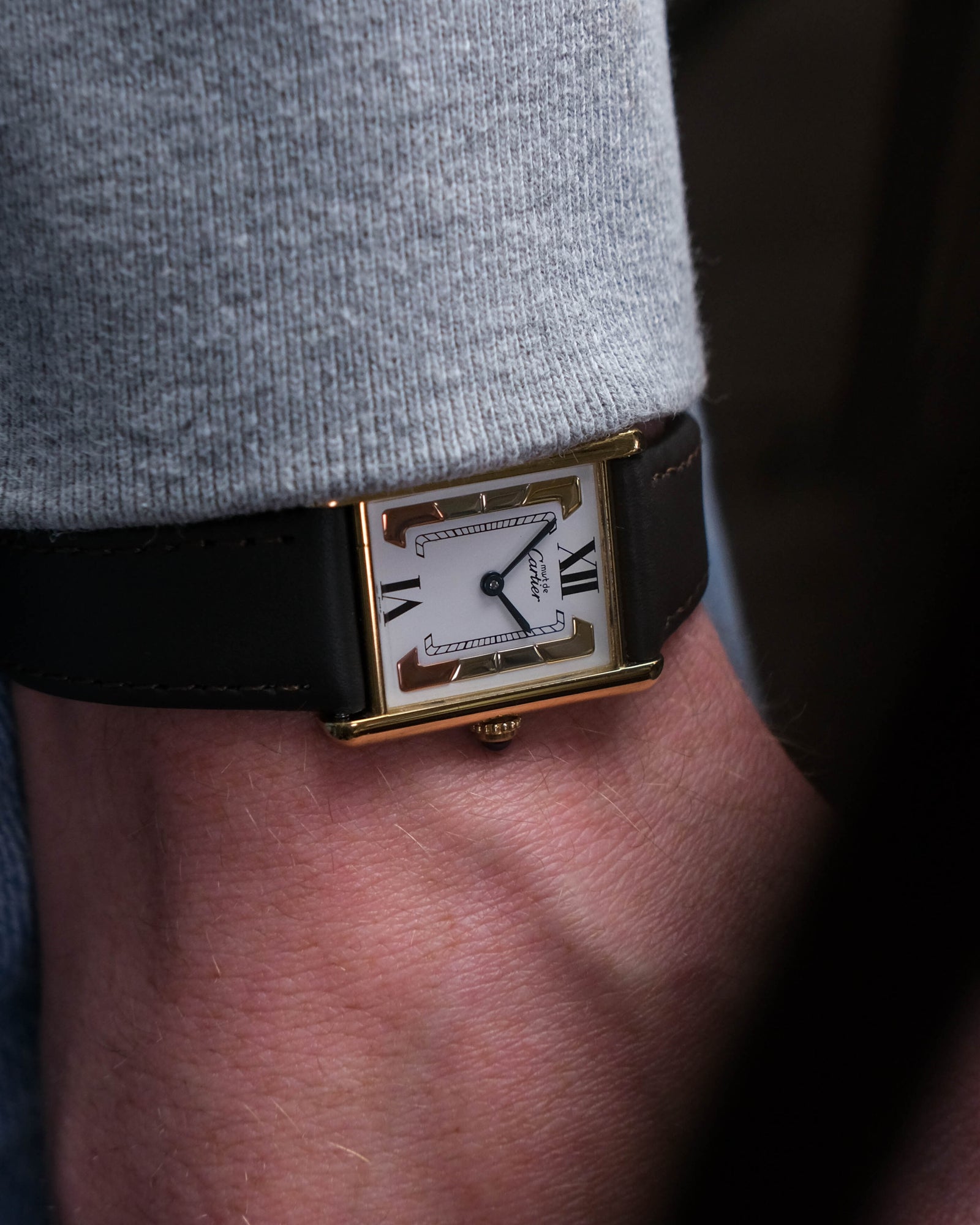 Cartier Must de Tank Trinity Dial Mens – Perpetual Watch Lover (PWL)