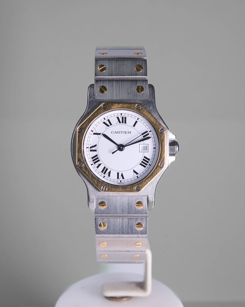 Cartier octagon Ref 2966 2 tone