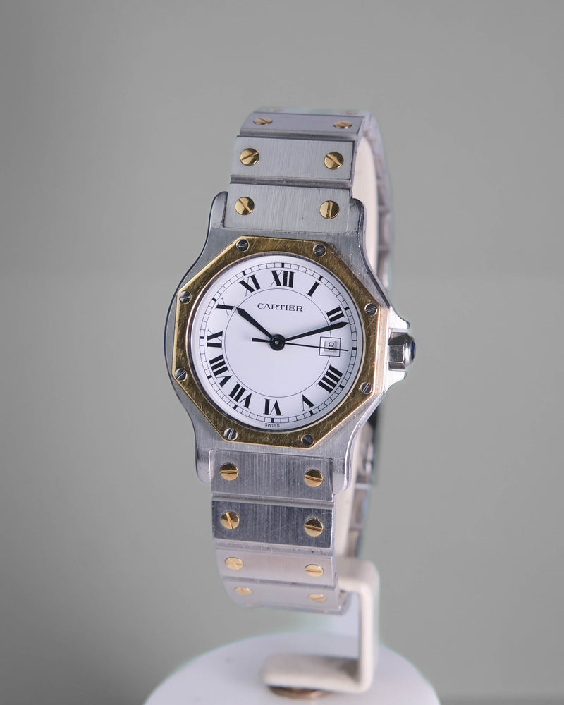 Cartier octagon Ref 2966 2 tone