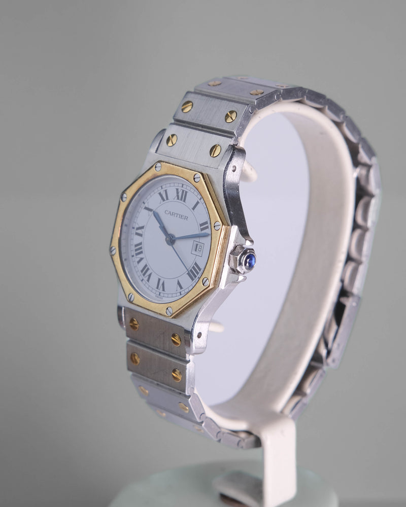 Cartier octagon Ref 2966 2 tone