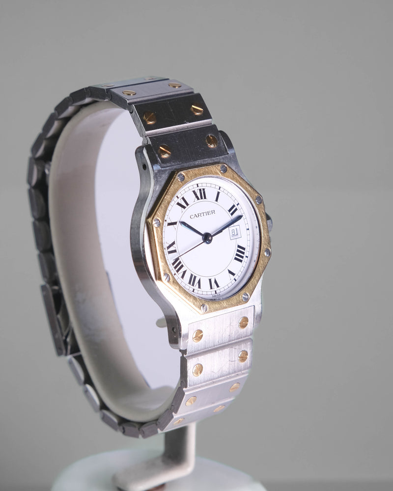Cartier octagon Ref 2966 2 tone