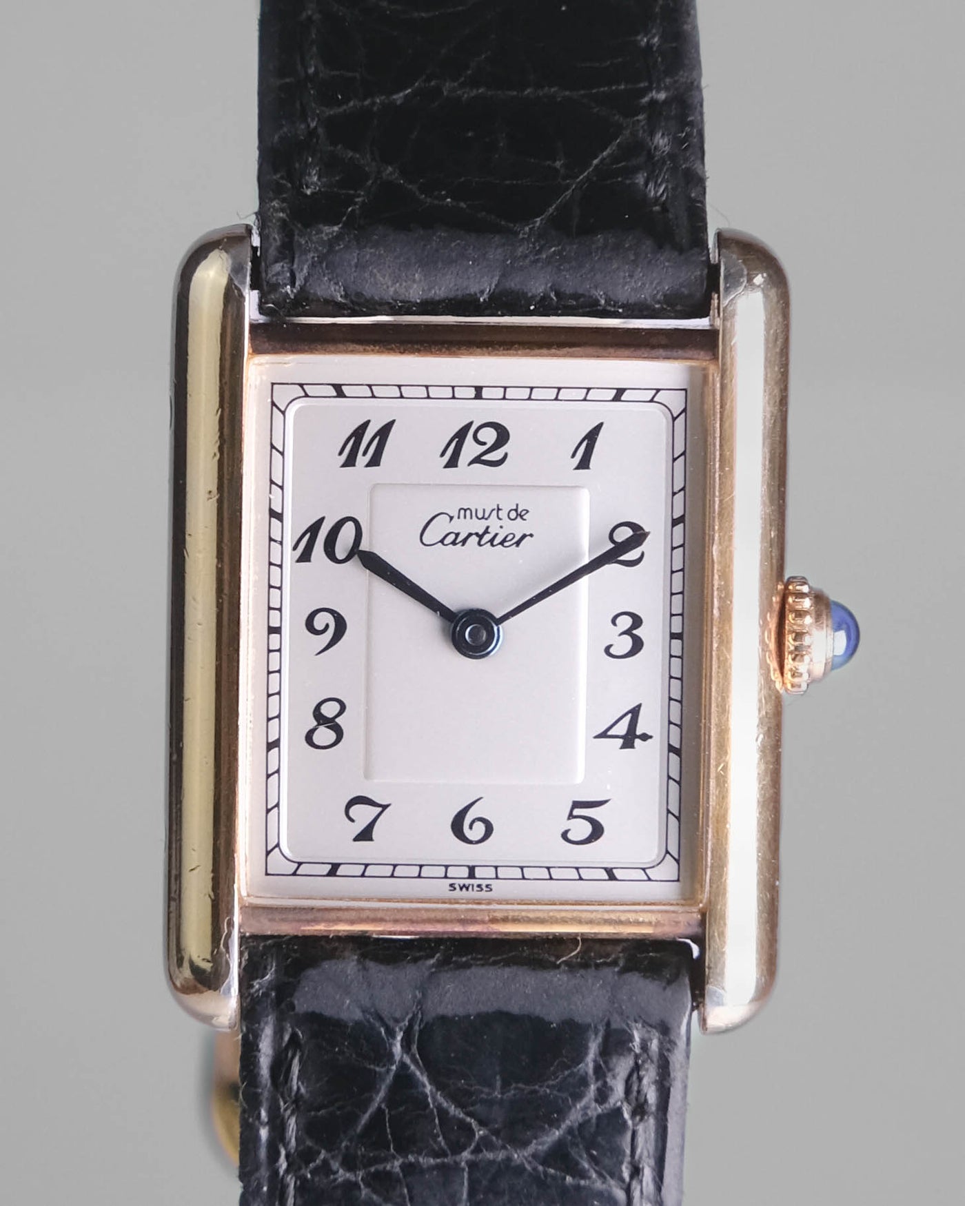 Cartier Must de Tank arabic dial – Perpetual Watch Lover (PWL)