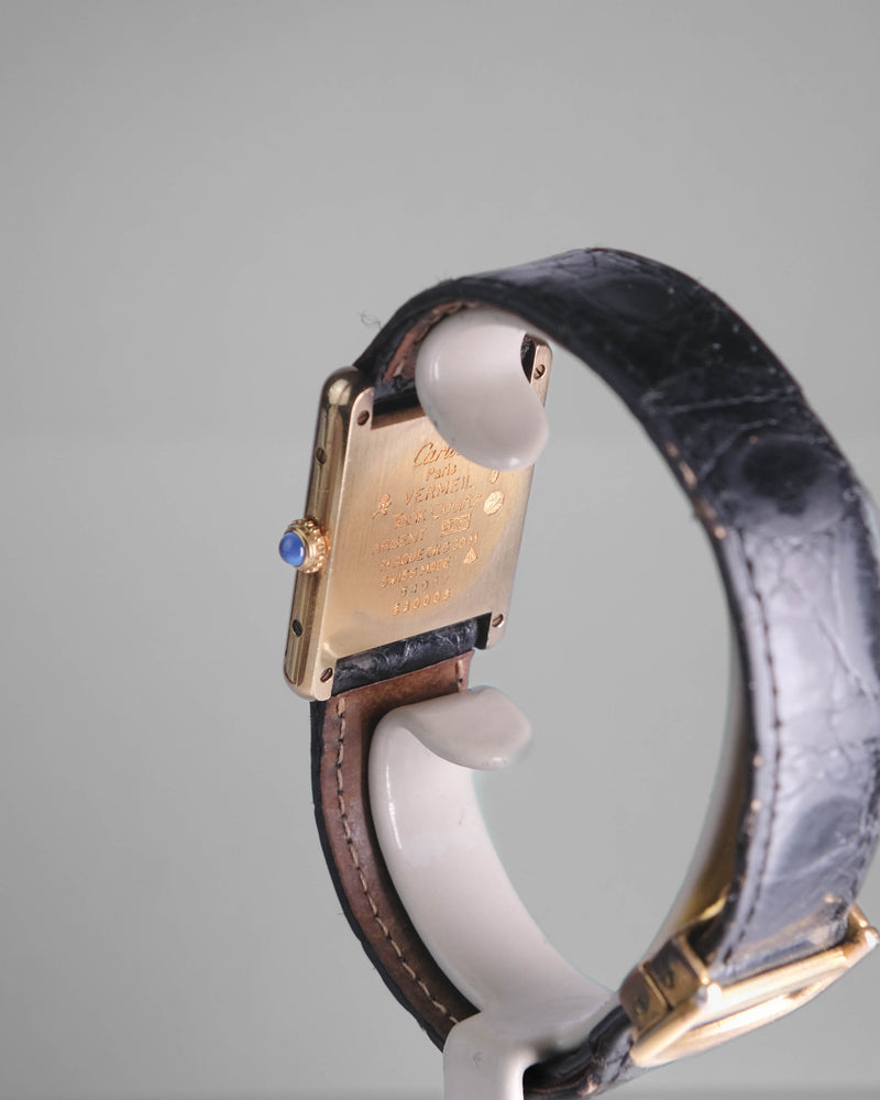 Cartier Must de Tank arabic dial