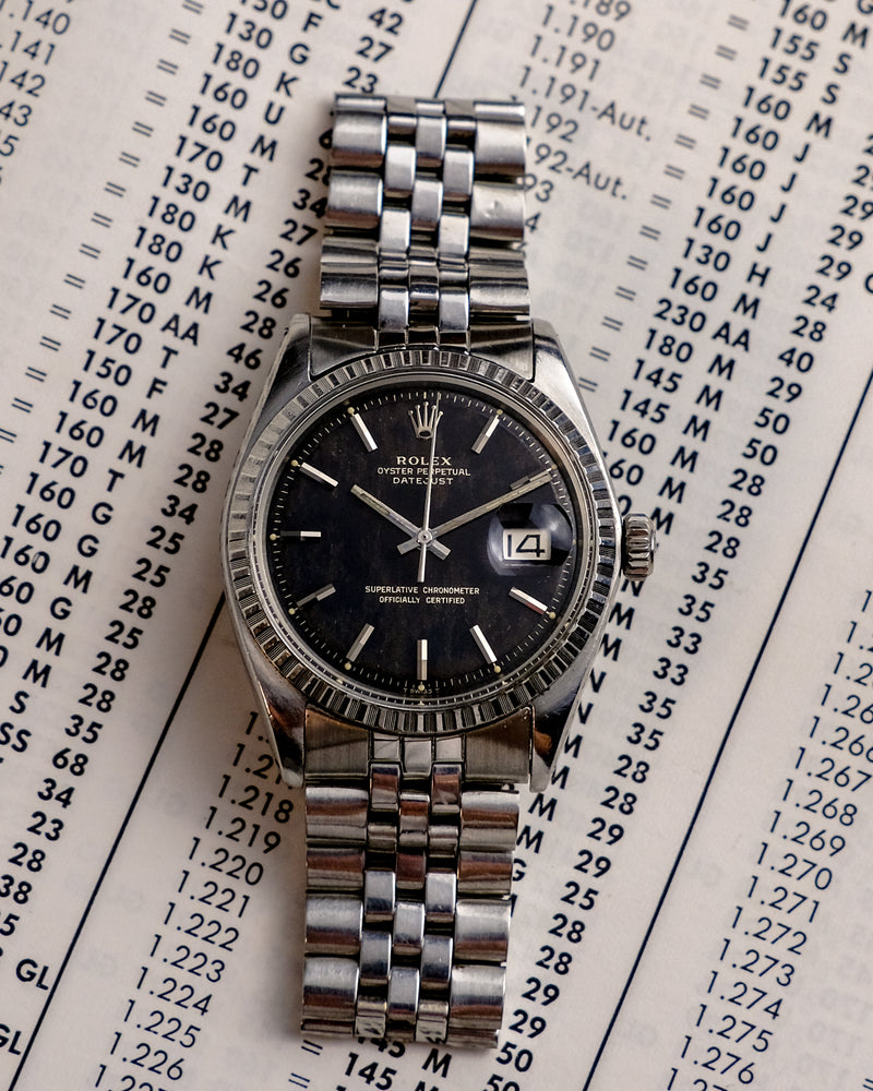 Rolex oyster perpetual datejust 1603 Tropical Gilt dial