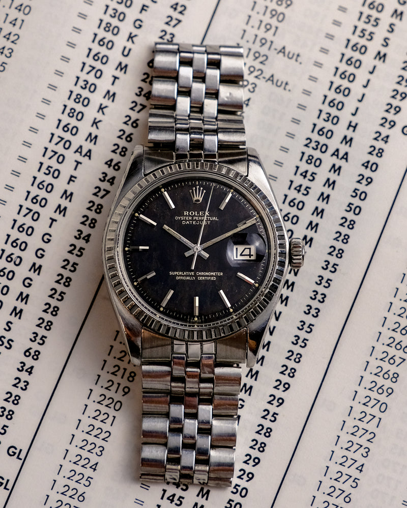 Rolex oyster perpetual datejust 1603 Tropical Gilt dial