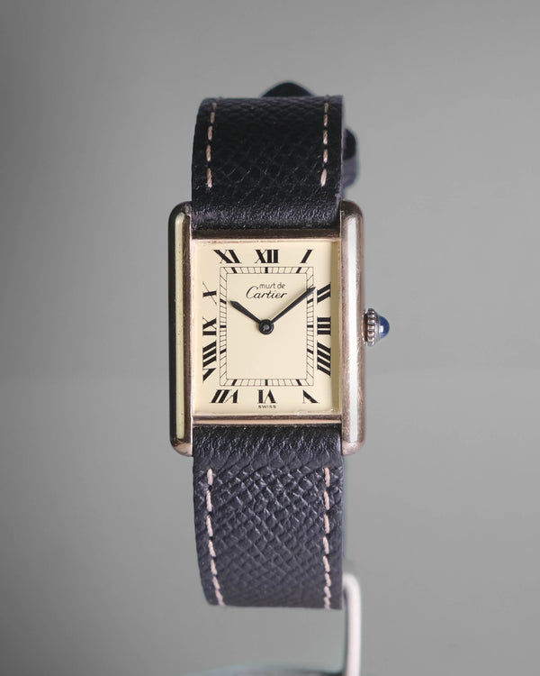Cartier Must de Tank lemon dial mechanique