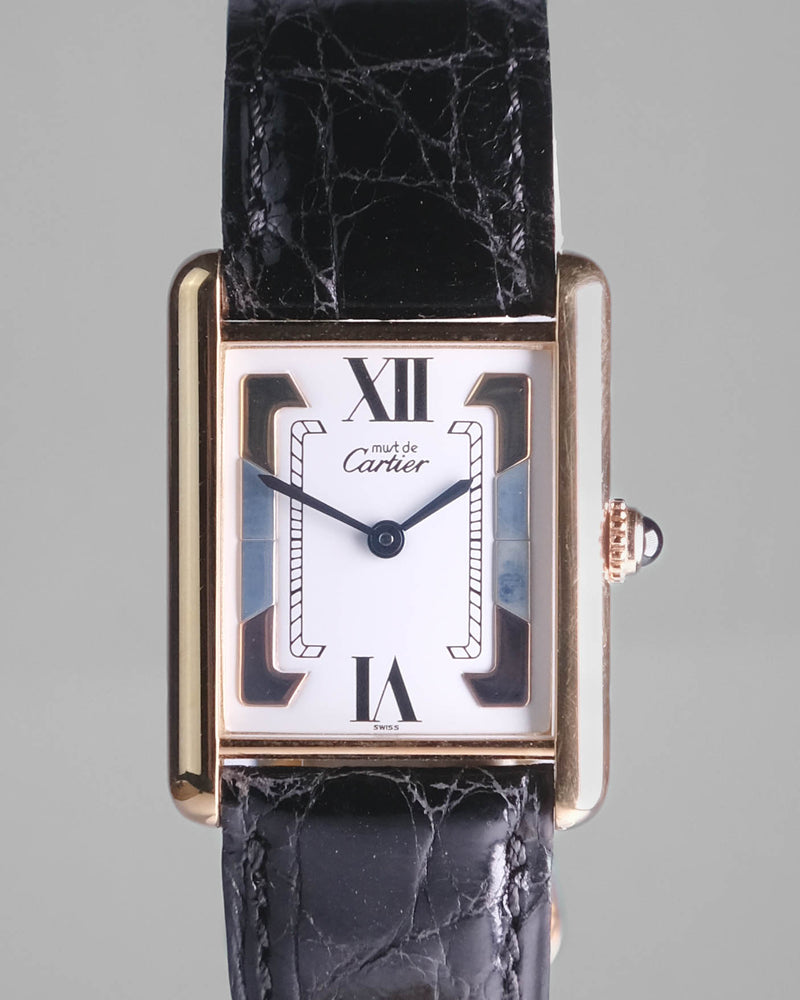 Cartier Must de Tank Trinity Dial Mens