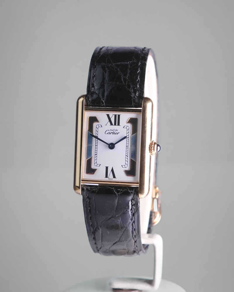 Cartier Must de Tank Trinity Dial Mens